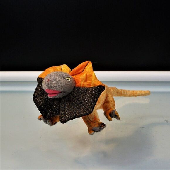 Ty Beanie Babies SLAYER The Frilled Dragon Retired 2000 Plush Toy Lizard - Picture 1 of 7